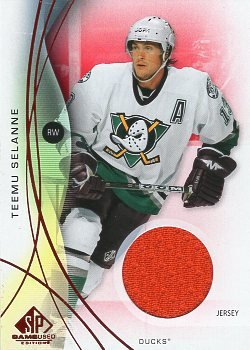 2024/25  SP Game Used  Red Jersey Selanne (Legend)