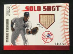 2009 Topps Unique Solo Shot Relics#MT Mark Teixeira Bat