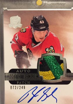2011 Upper Deck The Cup Brandon Saad Rookie Auto Patch