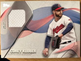 2017 Topps  Corey Kluber Indians