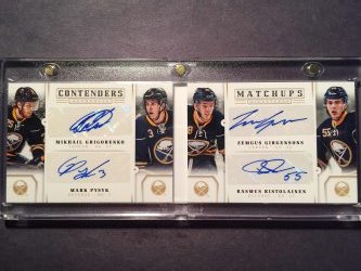 2013 Panini Contenders #M-GPGR Buffalo Sabres "Contenders Match Ups" (49/99)