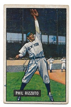1951 Bowman  1951 Phil Rizzuto auto