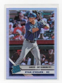 2019 Panini Donruss Career Stat Line Ryan OHearn (Rated Rookie)