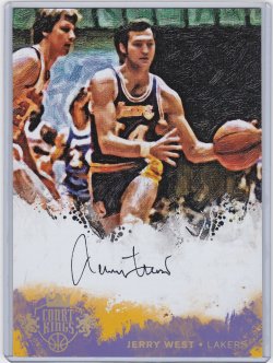 2014-15  Panini Court Kings Jerry West 5x7 Box Topper Auto