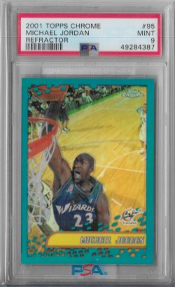 2021-22 Topps Chrome Refractors Michael Jordan
