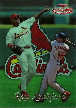 1998 Topps Gold Label Ray Lankford Red