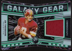 2019 Panini Obsidian Galaxy Gear Materials Electric Etch Green Joe Theismann