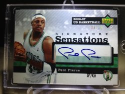 2006 Upper Deck  signature Sensations Paul Pierce