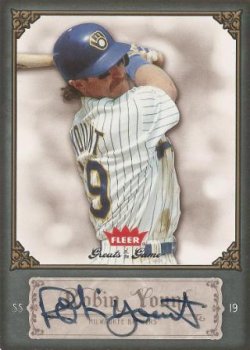2006 Fleer Greats of the Game Autographs Robin Yount