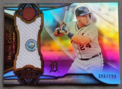 2016 Topps Certified Stamp of Approval Relic Card Miguel Cabrera - G.U. Jersey -  # 006/199