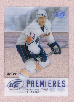 2007 Upper Deck ICE Andrew Cogliano Premieres 222