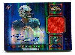 2012 Topps Triple Threads Ryan Tannehill Saphire