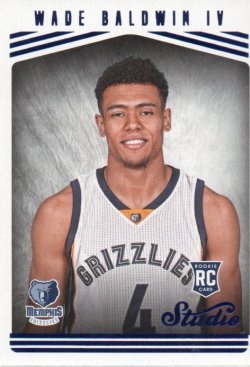 2016-17 Panini Studio Wade Baldwin IV Blue Rookie