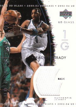 2003-04 Upper Deck UD Glass McGrady, Tracy - Game Gear