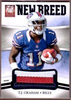 2012 Panini Elite T.J. Graham New Breed Patch