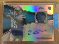 2014 Topps Chrome Eric Ebron Rookie Patch Autograph