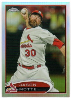 2012 Topps Chrome Motte, Jason - Refractors