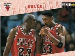 1996 Upper Deck Collectors Choice Michael Jordan/Scottie Pippen Bulls Playbook