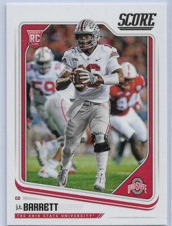 2018 Panini Score Football J.T. Barrett Base Rookie
