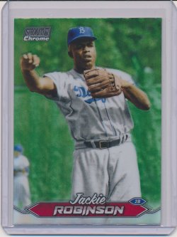    Jackie Robinson 2024 Stadium Club Chrome Refractor