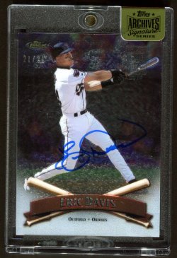 2015 Topps Archives Signature Series: Eric Davis (1998 Topps Finest)