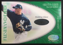 2001 Leaf Certified Materials #121 Christian Parker Glove