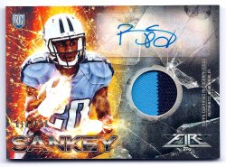 2014 Topps Fire Bishop Sankey Rookie Auto Patch