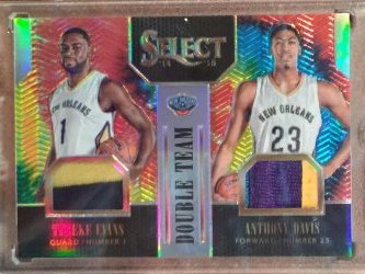 2014 Panini Select  Anthony Davis/Tyreke Evans