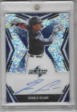 2020 Leaf blue flash acuna