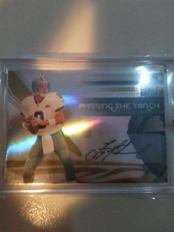 2007 Donruss Elite 2007 Troy Aikman Autograph Passing The Torch  44/99