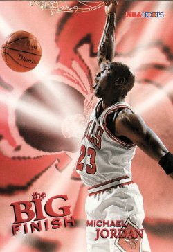 1996 Skybox Hoops Michael Jordan The Big Finish
