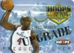1997-98 Skybox Hoops Frequent Flyer Club Upgrade Chris Webber