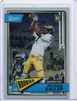 2018 Panini Classics Michael Gallup Red Back