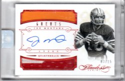 2014 Panini Flawless Joe Montana