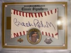 2002 Upper Deck sweet spot classic auto brooks robinson