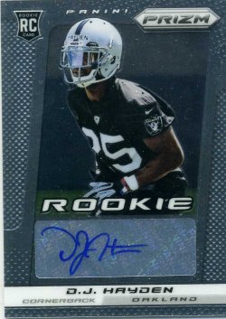 2013 Panini Prizm Rookie Autographs DJ Hayden