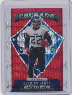    Derrick Henry 2021 Rookies and Stars Crusade Red Wave