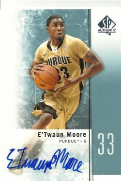 2011-12 Panini SP Authentic ETwaun Moore Autograph