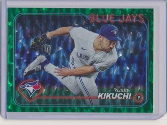    Yusei Kikuchi 2024 Topps Green Foil /499