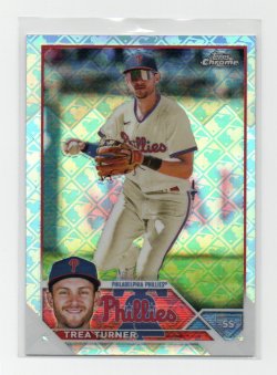 2023 Topps Topps Chrome Logofractors Trea Turner