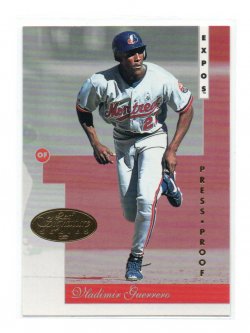 1996 Donruss Leaf Signature Gold Press Proofs Vladimir Guerrero