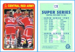 1990-91 O-Pee-Chee Central Red Army Insert Super Series