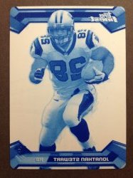 2013 Topps Finest Jonathan Stewart Blue Printing Plate 1/1