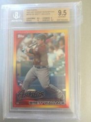 2010 Topps Red Hot Rookie Redemption Brett Wallace