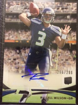 2012 Topps Prime Russell Wilson