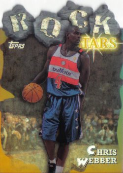 1997-98 Topps Rock Stars Refractors Chris Webber