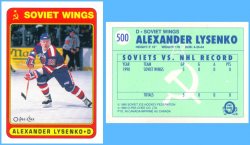 1990-91 O-Pee-Chee  Alexander Lysenko