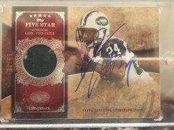 2011 Topps Five Star Darrelle Revis Signature Patch 