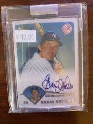 2003 Topps retired  graig nettles