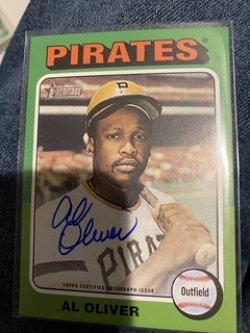 2024 Topps heritage real one auto al oliver 